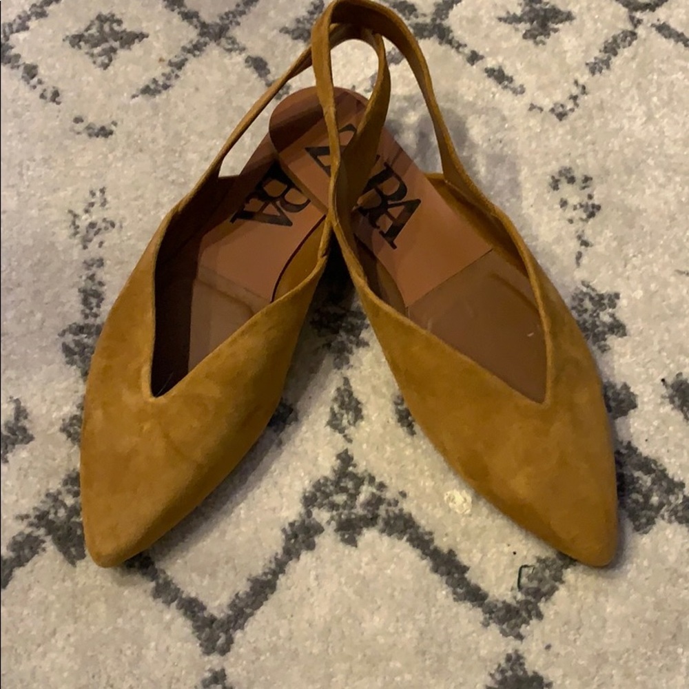Zara slingback flats